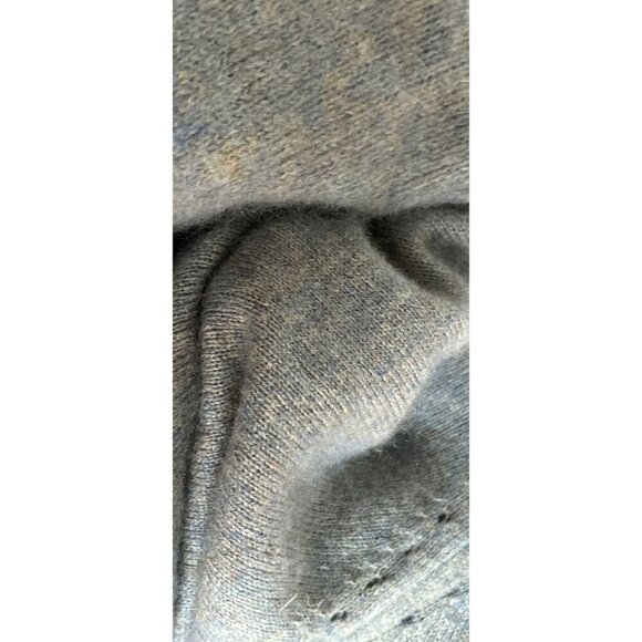 Banana Republic 100% Cashmere Sweater Heather Green Open Front Cardigan - Picture 7 of 9